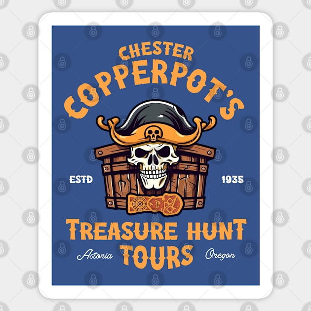 Chester Copperpot's Treasure Hunt Tours Sticker by Three Meat Curry